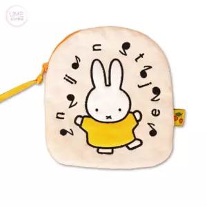 미피 자수 파우치 옐로우 미니 동전지갑 화장품 소품수납