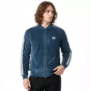 MUST IT_ R.C. Track Jacket CPe Velour - Marine Blue PU278) R.C 트랙 자켓 벨루어)