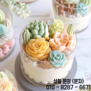 촛불용 다육 몰드 초콜릿 10X 송진 3D 선인장 에폭시 비누 왁스