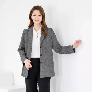 엄마옷 모슬린 엄마옷 자켓 정장 체크 하프 603HJK186 중년여성/50대/60대/70대/빅사이즈/할머니옷/마담