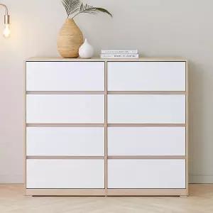 아트박스/벨리카가구 모이 속깊은 와이드 4단 서랍장 1200