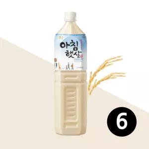 아침햇살 1.5L 6개입 대용량 음료
