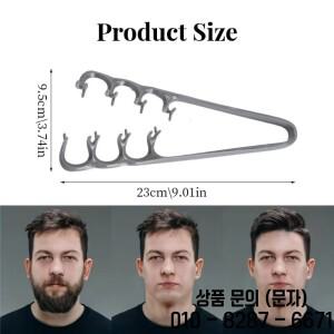 1개입 플러피 텍스처 스타일링 빗 헤어 루트 클립 남녀 공용 뱅스 도구