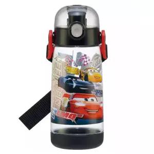 스케이터 디즈니 맥퀸 카 쿠션 원터치 어깨끈물병 480ml 물통