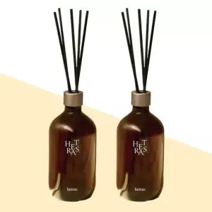 헤트라스 대용량 디퓨저 선물세트 500ml 2개 플라워파크향 프리미엄 실내방향제