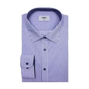 [롯데백화점]레노마 모달 필라필 스트라이프 일반핏 긴팔 셔츠 RZRSG0033-BU