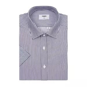 [롯데백화점]레노마 런던 스트라이프 스판 일반핏 반팔 셔츠 RZUSG0030-NY