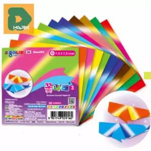 미술용 패턴색종이 1600매 유치원 준비물 어린이집 학접기 유아 만들기 소형 재료 학교 꽃나래 종이접기