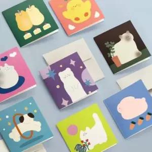 [문구/오피스] 미니 세트 돌잔치감사카드 축하카드 카드 해피