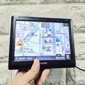 중고 씨앤에스링크 마이딘 iX100T 지니맵 2D 8G 7인치 내비게이션