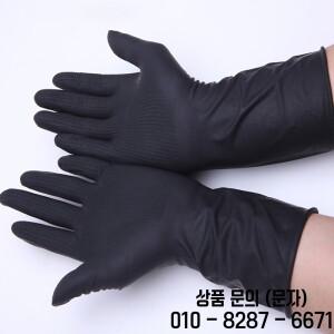 20pcs 두꺼운 장갑 헤어 파마 샴푸 컬러링 블랙 라텍스 재사용 가능한 살롱 스타일링 도구 S/M/L