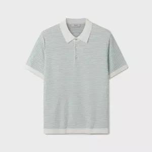 [롯데백화점]에디션 핀스트라이프 카라넥 반팔 스웨터 3종 LSG2ET1926