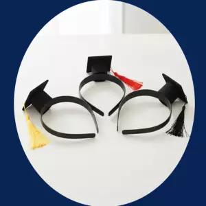 안스샵 학사모 머리띠 졸업사진