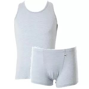 [롯데백화점]와코루 (런닝+팬티)수입 마이크로모달 멜란스판 남성속옷세트(WMV2446R/WMP2446)