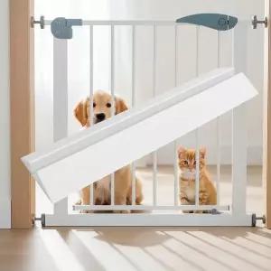 강아지 고양이 안전문 문턱 받침대 발걸림 방지 보호대 화이트 50cm
