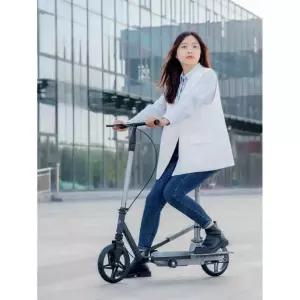 2륜 걷는 자전거 퀵보드 바이크 스탠딩 워킹 야외 특수 접이식 유산소 휴대용 이색