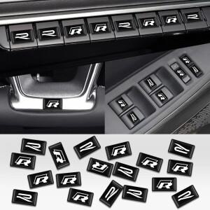 폭스바겐 티구안 보라 폴로 파사트 CC 투란 골프 제타 아르테온용 3D 에폭시 자동차 외부 및 내부 장식 미