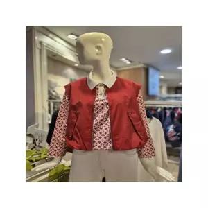 [하프클럽/디아스토리]  AISOVT02 원포인트 노카라 집업 베스트