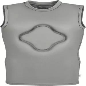 하트 가드 보호 바디 셔츠 - 회색