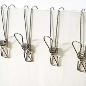 다용도 집게걸이 파티션집게 욕실고리 주방걸이 4P 사무실