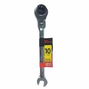 [RIZPICK]오픈형 반달렌치 조정 스패너 10mm 다용도 라쳇공구 메카닉 렌치