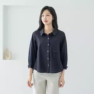 [마담4060]엄마옷 마담4060 블라우스 중년여성 데일리 프릴스티치 -YBL2603043-