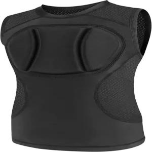 소프트볼 축구 야구 라크로스용 3세그먼트 EVA 패드가 있는 유소년 가슴 보호대 심장 흉골 패딩 압축 셔츠
