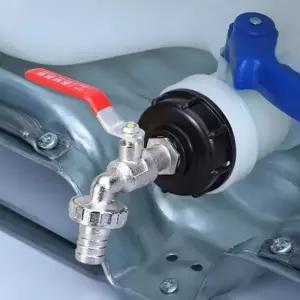 [RIZPICK]도트통 물탱크 수도꼭지 커넥터 탱크 어댑터 산업용 물파이프