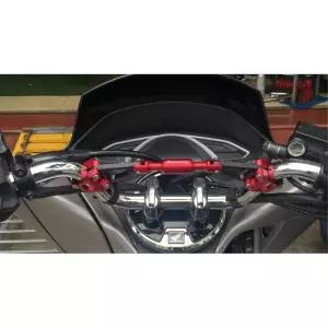 혼다 PCX125 오토바이 핸들바 크로스바 가로바 멀티 거치대 범용 장착 튜닝