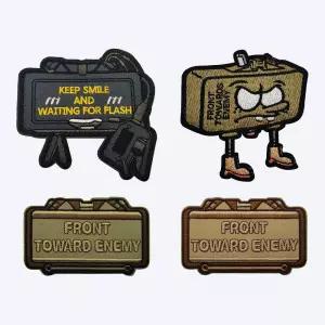 클레이박스 밀리터리 패치 - 군인 군용 클레이모어 택티컬 지뢰 claymore 캐릭터 자수 벨크로 와펜