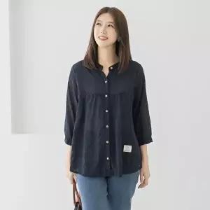 [마담4060]엄마옷 마담4060 블라우스 중년여성 데일리 체크오픈7부 -YBL2603062-