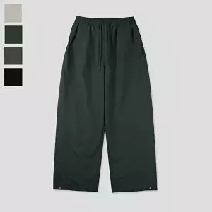[리빌모아]남자 린즈 사이드 핀턱 스냅 와이드 팬츠 GN-PTA-Q020-그린