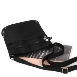 더블 지퍼 슬림 크로스백 캐주얼 여행 가방