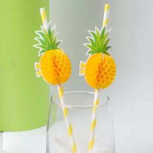 파티 빨대 칵테일 장식용 웨딩 음료 요술 일회용 슬러시 플라밍고 디자인 컬러