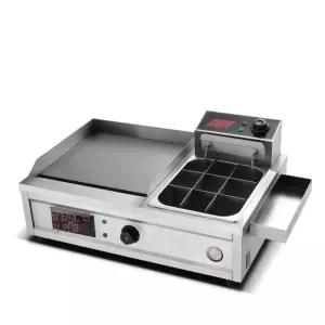 소형 튀김기 탁상용 가정용 업소용 후드콘 기계 스텐 전기 돈까스 미니 에어프라이어 없는