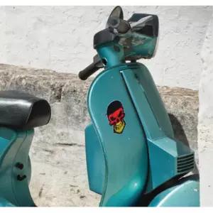 몽키125튜닝 베스파튜닝 해골 바이크 데칼시트 편리한접착 딜리버리 라이딩