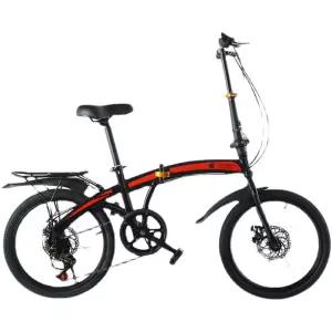 접이식 자전거 폴딩 학생용 휴대용 소형 미니 헤비 플라스틱 변속 디스크 브레이크 취미