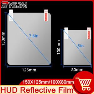 AD 1pc 자동차 장착 HUD 헤드 업 디스플레이 필름 반사 고화질 창 앞 유리 화면 투명