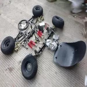 드리프트 고카트 DIY 조립 키트 세트 전동 레이싱 휠 프레임 시트 완전체