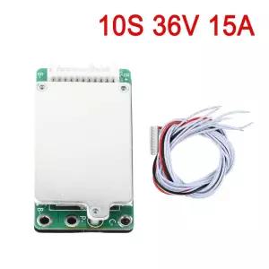 10S 36V 15A 단일/분할 포트 18650 배터리 보호 보드 PCB BMS