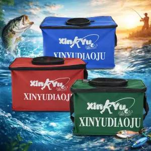 키밍 휴대용 접이식 낚시가방 살림통 밑밥통·장비 정리 한 번에 해결