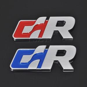 폭스 바겐 R 레이싱 VW 골프 Passat Tiguan CC Sagitar Touareg SR GR Auto Stylin 용 패션 금속 자동차 스