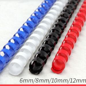 10개/몫 21 홀 바인딩 링 6-12mm 앨범 앞치마 고무 바인더 루스 리프 나선형 코일 노트북 스크랩북 기계 사