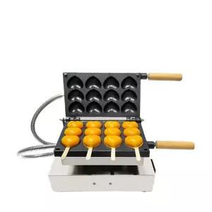 홍콩 와플기 조롱박 제조기 달걀 반죽 쫄깃한 디저트 하트모양 꼬치 떡기계