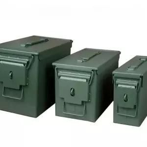 탄통 수납함 빈통 잠금 박스 수납 군용 탄피통 공구함