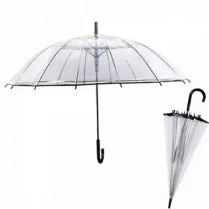 긴투명 방풍 튼튼한 장우산 안전 투명
