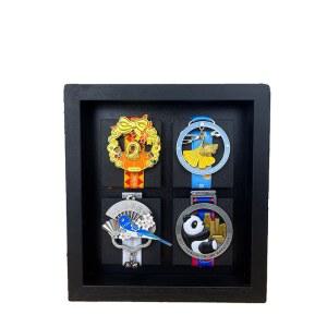 메달 보관함 액자 나무 2X3 단단한 엔틱 7X5 뱃지 2X4 메달액자 나무프레임