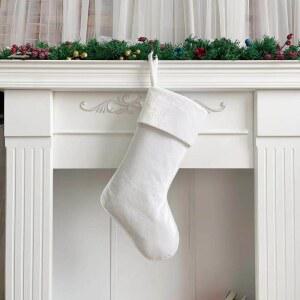 크리스마스 트리 선물 벽난로 격자무늬 카페 장식, 걸이형 1p-red 소형 머천트 위한