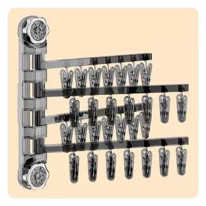 벽설치 실내 걸이 무타공 다용도 공중부양 건조대