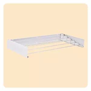 벽부착 빨래건조대 접이식 슬림 풀딩 행거 발코니